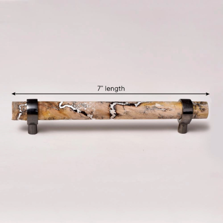 Adjustable Dresser Pulls Etched Wooden Cabinet Handles (7 Inch)